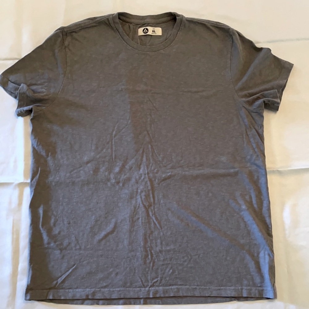 American Giant Tee - XL Green/Grey